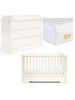 Oxford 3 Piece Cotbed set with Dresser Changer and Essential Fibre Mattress